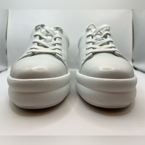 SOLD Hermes Happy Sneakers 37 White Calfskin - Picture 9 of 12